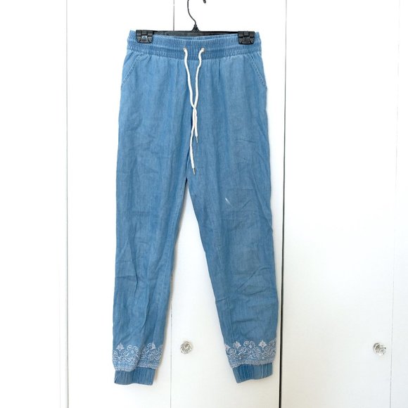 TWIK - Women's Jeans Drawstrings in Organic Cotton - Picture 1 of 7